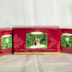 Hallmark Keepsake Ornament A Snoopy Christmas 5pc